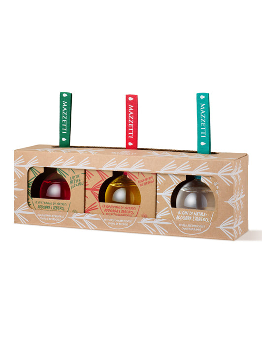 Confezione 3 Palline Bitter-Grappa-Gin