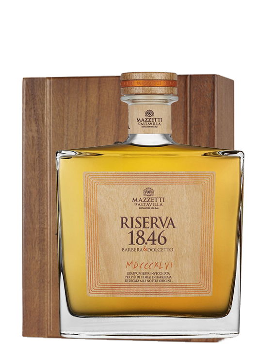 Riserva 18.46 Grappa di Barbera & Dolcetto Legno